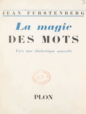 cover image of La magie des mots